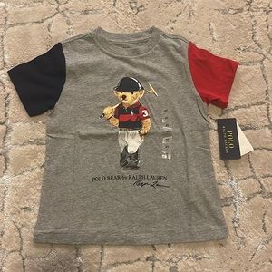 NWT polo bear Ralph Lauren shirt size 4t